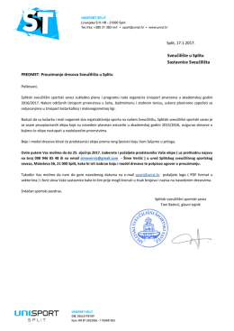 dopis sastavnicama, dresovi