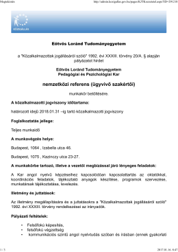 Nemzetközi referens