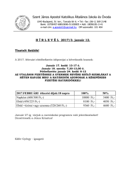 Ide - Szent János Apostol Katolikus Általános Iskola