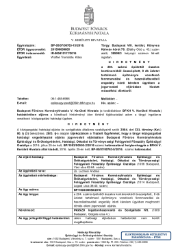 204 sz&aacute;m&uacute; &eacute;p&uuml;let II fok&uacute; d&ouml;nt&eacute;s