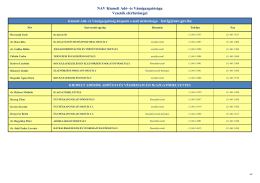 NAV Kiemelt Adó- és Vámigazgatósága Vezetők elérhetőségei