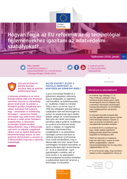 Hogyan fogja az EU reformja az új technológiai