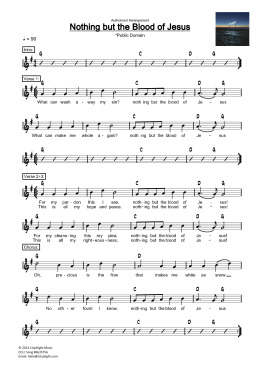 Nothing but the Blood of Jesus