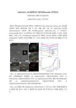 LaAlO3/SrCa1-xTiO3계면에서의 조절가능한(tunable