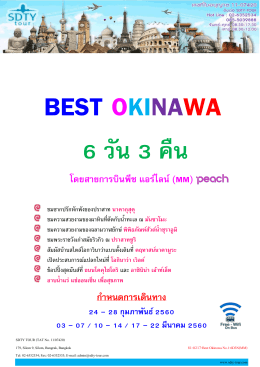 81-0217-Best Okinawa No.1-6D3N(MM) - SDTY-TOUR