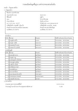 รายละเอียดข้อมูลพื้นฐาน องค์กรปกครองส่วนท้อ