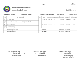 รายงานการเปิดบัญ ชีเงินกู้รายบุคคล กองการออมทรัพย์ กรมสวัสดิการทหาร