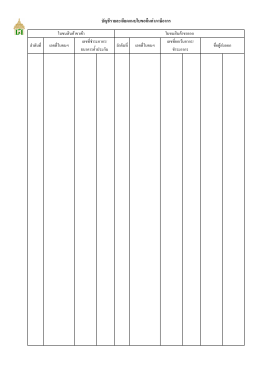 บัญชีรายละเอียดแนบใบขอคืนค  าภาษีอากร - MOF Tax Clinic