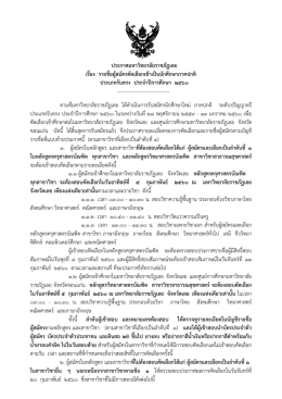 อ่านประกาศรายละเอียดเพิ่มเติม >> click