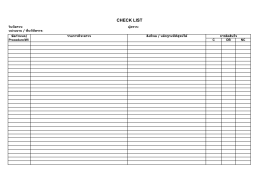 check list - ISOTHAI.COM