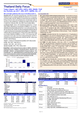 Thailand Daily Focus