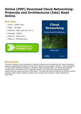 Cloud Networking: Protocols and