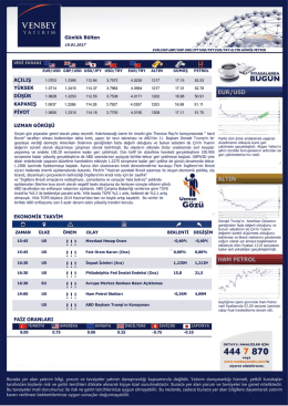 bültene devam et eur/usd altın ham petrol