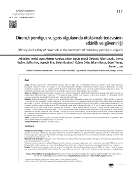 Efficacy and safety of rituximab in the treatment of refractory