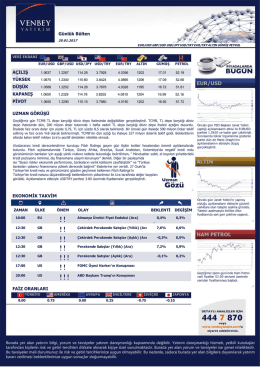 bültene devam et eur/usd altın ham petrol