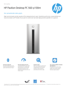 PC Consumer EMEA Desktop features 3C16