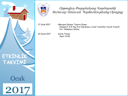 etki̇nli̇k takvi̇mi̇