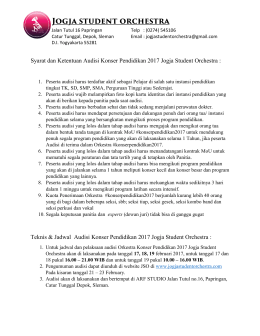 Syarat dan Ketentuan Jso