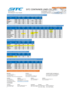 Schedule Jakarta