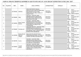 File: Jadwal Sidang Tanggal 23Jan17