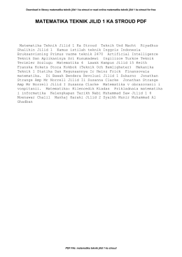 matematika teknik jilid 1 ka stroud pdf