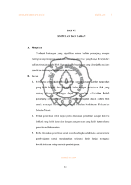 perpustakaan.uns.ac.id digilib.uns.ac.id 43 BAB VI SIMPULAN DAN