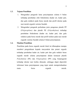 5 1.3. Tujuan Penelitian 1. Mengetahui pengaruh lama