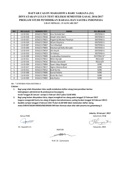 Lihat - pmb unindra
