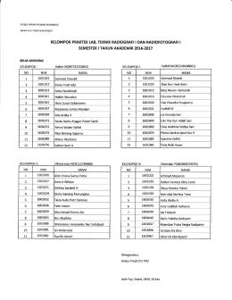 KELOMPOK PRAttEK LAB.TEKN:K RAD10GRAFl:DAN