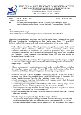 kementerian riset, teknologi, dan pendidikan tinggi - Silemkerma