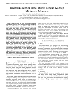 Redesain Interior Hotel Bisnis dengan Konsep Minimalis Montana