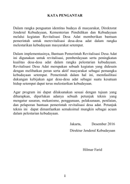 juknis rda 2017 - Ditjen Kebudayaan - Kemdikbud