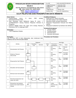 pengadilan negeri rangkasbitung kelas ii sop peliputan dan