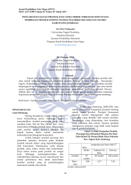 Jurnal Pendidikan Tata Niaga (JPTN)