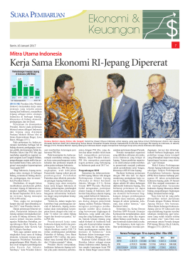Kerja Sama Ekonomi RI-Jepang Dipererat