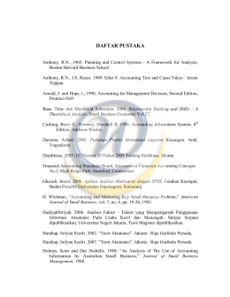daftar pustaka - Widyatama Repository Home