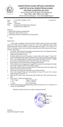 kementerian agama republik indonesia kantor