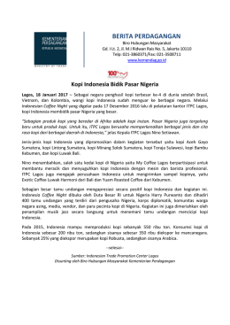 DownloadKopi Indonesia Bidik Pasar Nigeria