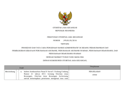 OTORITAS JASA KEUANGAN REPUBLIK INDONESIA