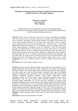 Jurnal e-Clinic (eCl), Volume 5, Nomor 1, Januari