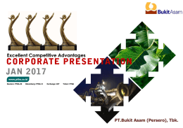 ptba corporate presentation januari 2017