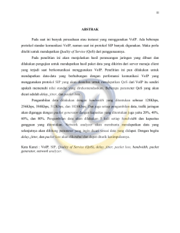 ABSTRAK Pada saat ini banyak perusahaan atau instansi yang