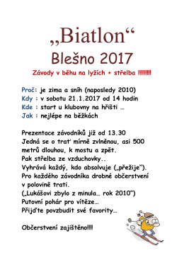 „Biatlon“ Blešno 2017