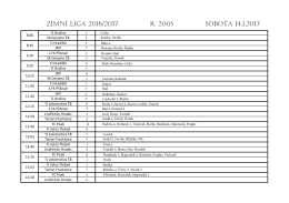 Zimní liga 2016/2017 R. 2005 Sobota 14.1.2017