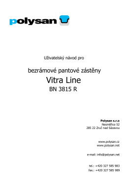 Soubor PDF - Vany Polysan