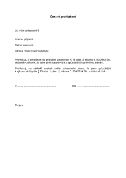 estn&eacute; prohl&aacute;&scaron;en&iacute;