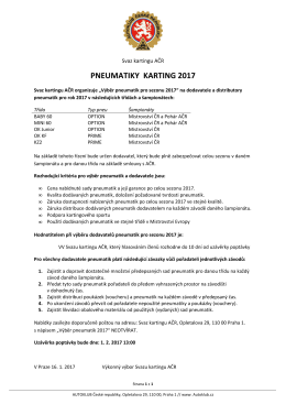 Svaz kartingu AČR - Autoklub Česk&eacute; republiky