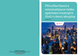 Příručka řízení a minimalizace rizika spáchání trestných činů