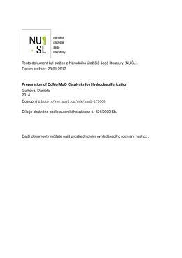 Tento dokument byl stazen z Národnıho úlozište šedé literatury (NU
