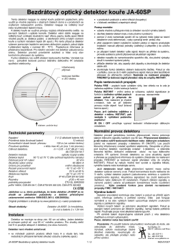 JA-60SP - Jablotron